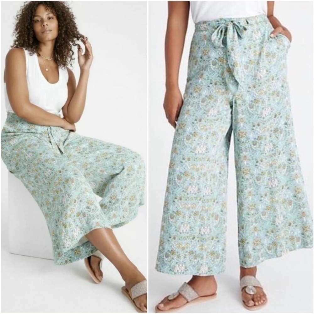 Anthropologie‎ Maeve Alina Island Wide Leg Pants Size 12